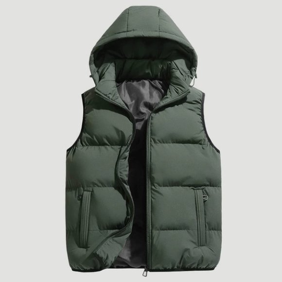 . Other - Army Green Mens Puffer Vest